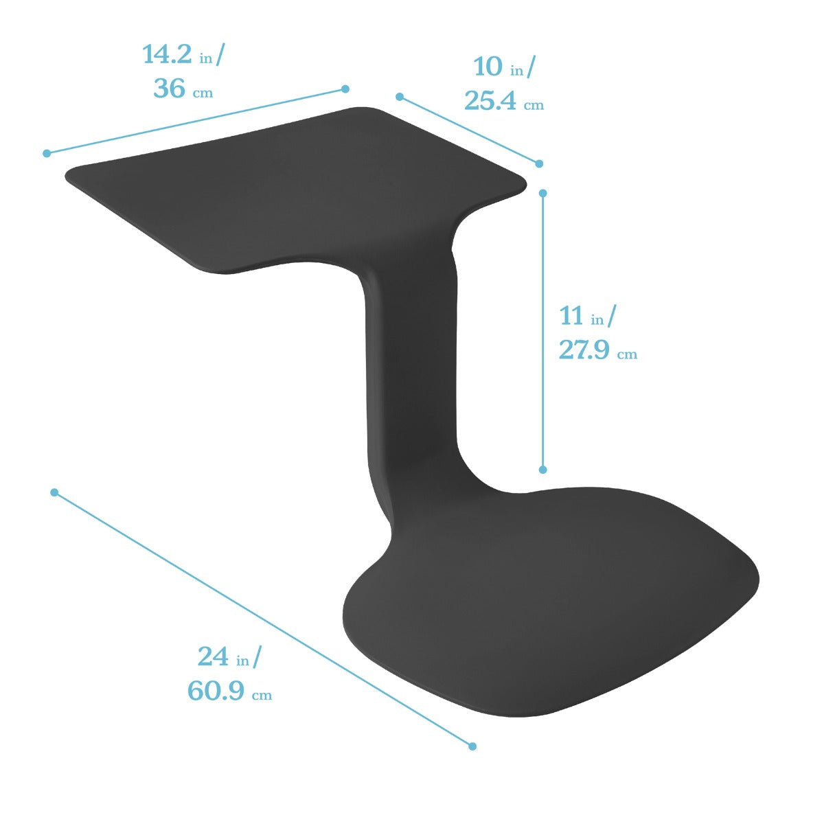 The Surf Portable Lap Desk - Blue