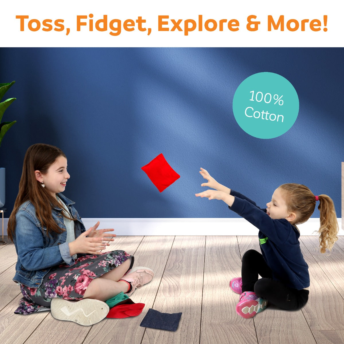 Weighted Tactile Bean Bags - Set of 5