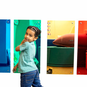 Tinted Rainbow Mirror- Set of 4