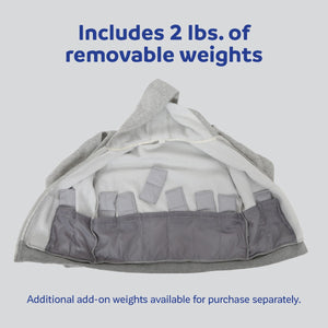 Weighted Fleece Hoodie Jacket