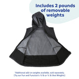 Weighted Fleece Hoodie Vest