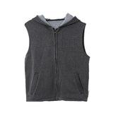 Weighted Fleece Hoodie Vest