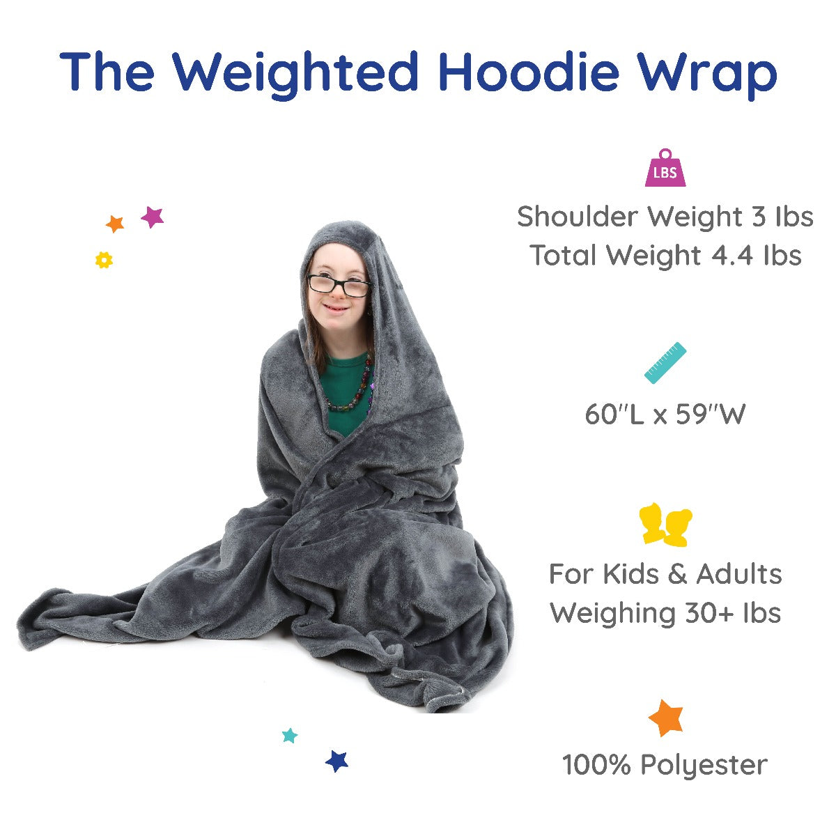 Weighted Hoodie Wrap
