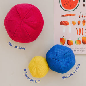 Weighted Textured Balls - Set of 3